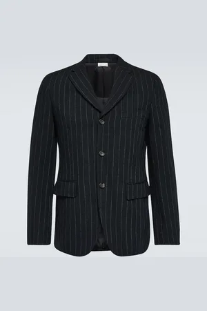 Comme des Garçons Chalk striped single-breasted blazer
