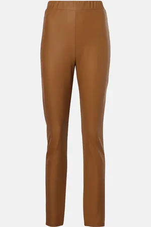 Max Mara Rodano faux leather slim pants