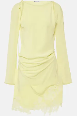 Acne Studios Cutout lace-trimmed minidress