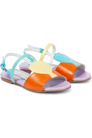 Stella McCartney Shell-appliquÃ© sandals