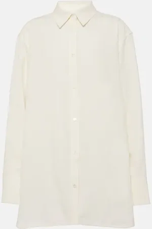 Totême Floral cotton-blend jacquard shirt