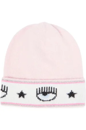 MONNALISA X Chiara Ferragni intarsia-knit beanie