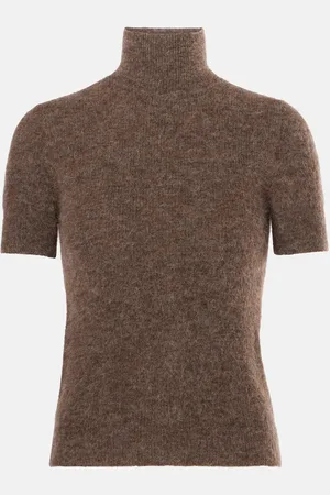 Ralph Lauren Wool-blend turtleneck top