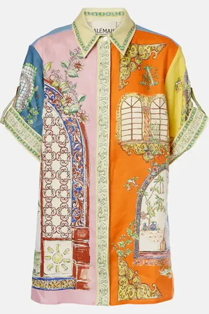 ALÉMAIS AlÃ©mais Monte printed linen shirt