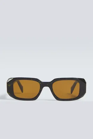 Prada Rectangular acetate sunglasses