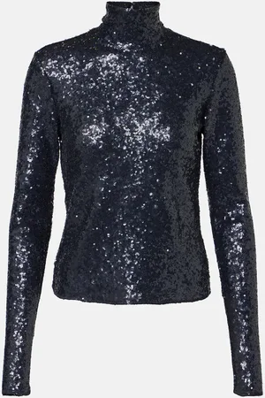 Ralph Lauren Sequined turtleneck top