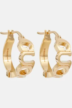 Gucci Logo hoop earrings