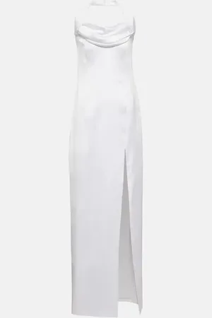 Rasario Bridal halterneck satin gown
