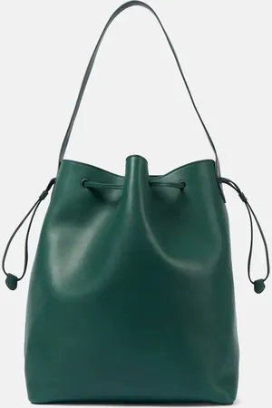 The Row Belvedere leather bucket bag