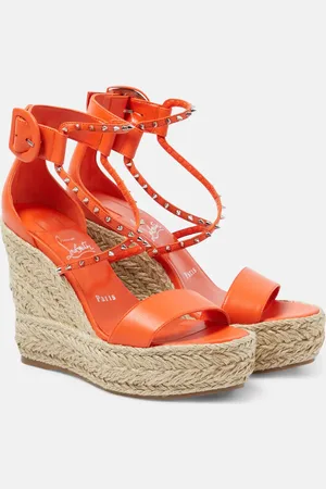 Christian Louboutin Chocazeppa Spikes 120 espadrille wedges