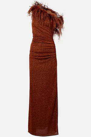 Oseree Lumiere Plumage maxi dress