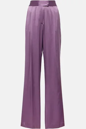 The Sei High-rise silk satin wide-leg pants