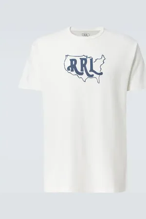 Ralph Lauren Printed cotton and hemp T-shirt