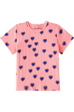 Mini Rodini Outlined Hearts cotton-blend T-shirt