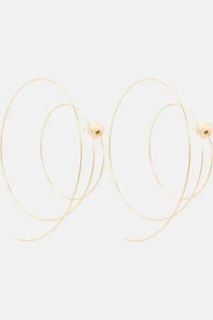 Alaïa Thin Spiral S -plated stainless steel earrings