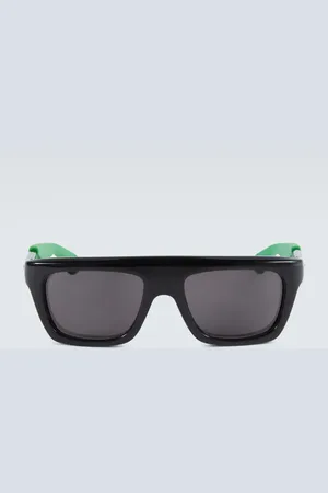 Bottega Veneta Rectangular acetate sunglasses