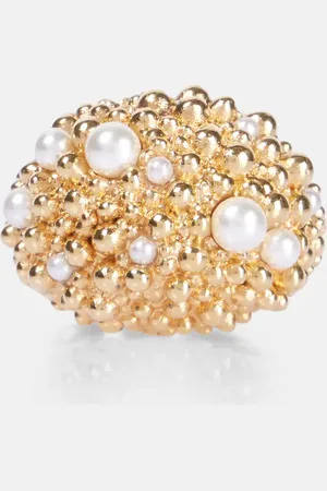 Chloé Shells faux pearl ring
