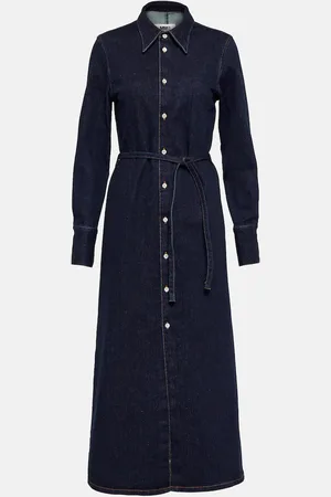Maison Margiela Belted denim shirt dress