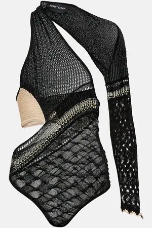 Roberta Einer Dina asymmetric knit bodysuit