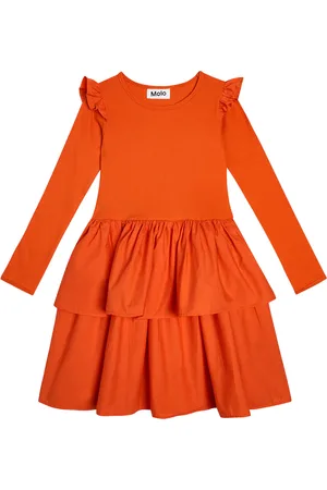 Molo Cathi tiered cotton-blend dress