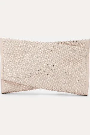 Christian Louboutin Loubitwist Small leather clutch with strap