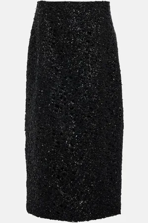 The Row Boucle wool maxi skirt