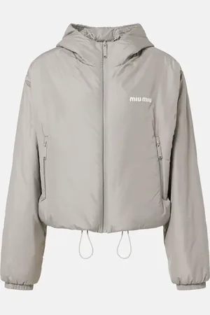 Miu Miu Technical pongee puffer jacket