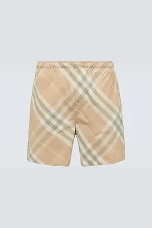 Burberry Check swim trunks