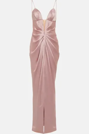 Rasario Draped satin gown