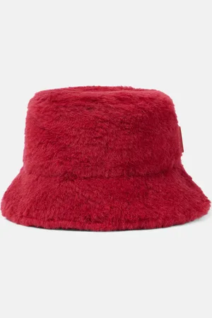Max Mara Figura wool and silk teddy bucket hat