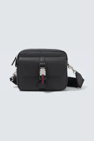 Gucci Web Small leather shoulder bag