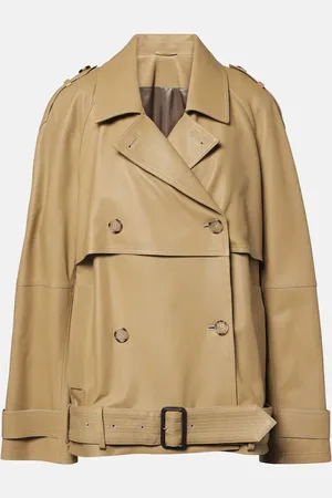 Totême Oversized leather jacket
