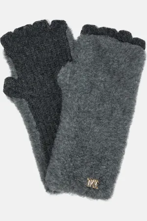 Max Mara Manny alpaca, wool, and silk gloves