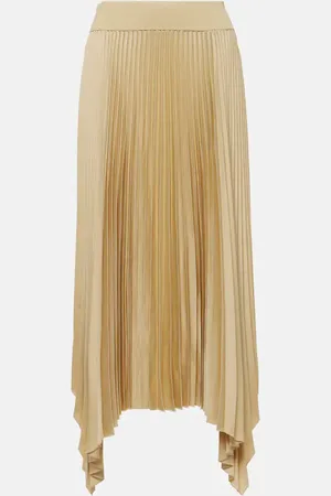 Joseph Ade plisse crepe midi skirt