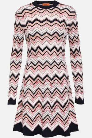 Missoni Zig Zag wool-blend minidress