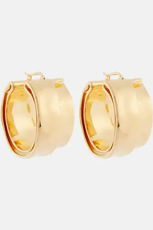 Jil Sander Layered hoop earrings