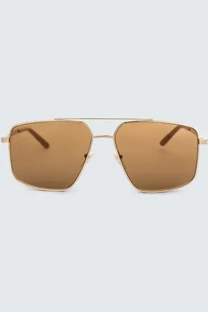 Gucci Metal aviator sunglasses