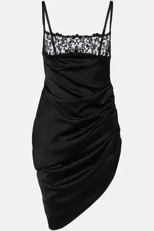 Jacquemus La Saudade brodee satin minidress