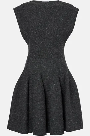 Alaïa Godet silk-blend minidress