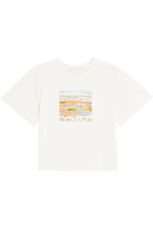 Chloé Printed cotton-jersey T-shirt