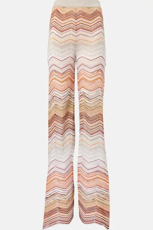 Missoni Zigzag lame wide-leg pants