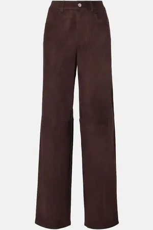 Stouls Mytheo suede wide-leg pants