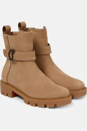 Christian Louboutin CL Chelsea suede ankle boots