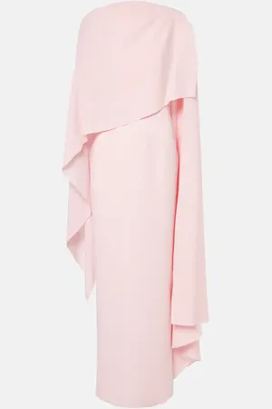 Roksanda Demetria caped crepe maxi dress