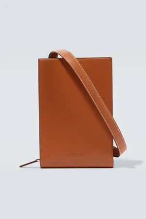 Jacquemus Le Gadju leather wallet with strap