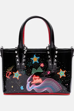 Christian Louboutin Cabata Mini embellished leather tote bag