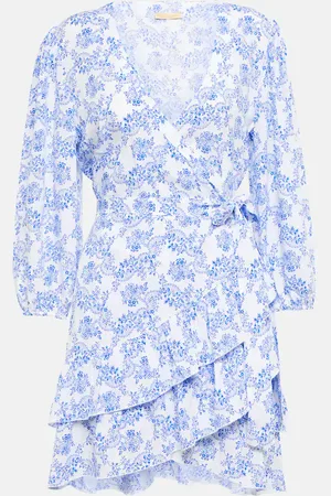 Melissa Odabash Legacy floral wrap minidress