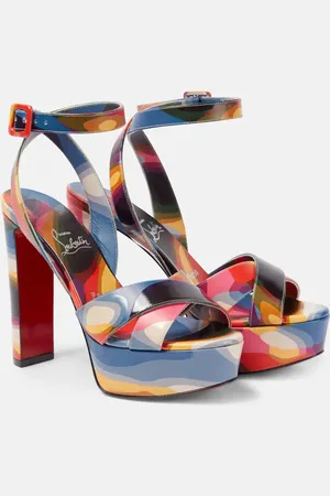 Christian Louboutin Supramariza 130 leather sandals