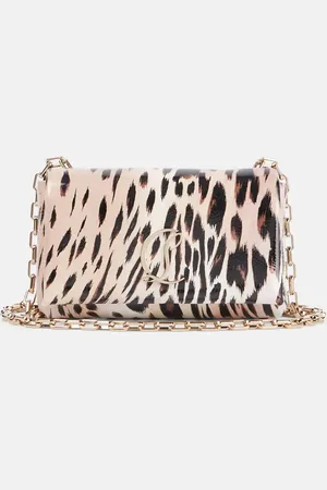 Christian Louboutin Loubi54 printed leather clutch