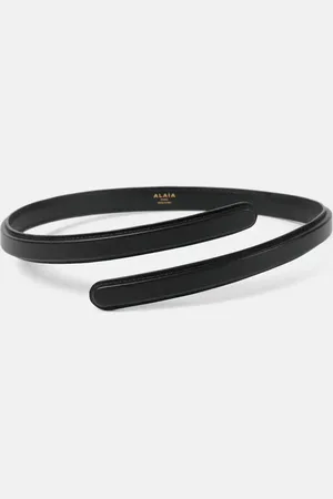 Alaïa Flex Thin Twist leather belt